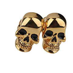Golden Skull Cufflinks for Men