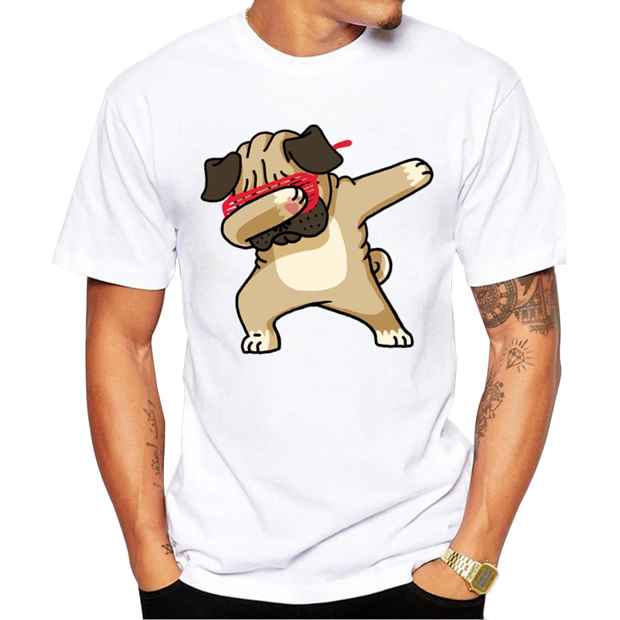 Men's Funny Animal Cotton T-Shirt