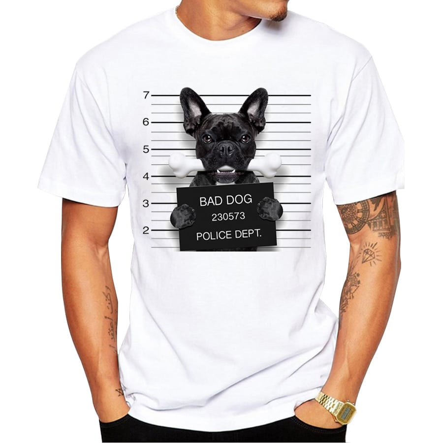 Men's Bad Dog Printed T-Shirt