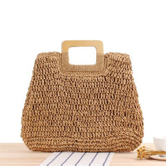Vintage Styled Straw Bag