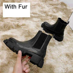Women's High Heel Warm Ankle Boots