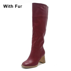 High Heel Casual Winter Boots for Women