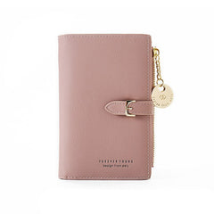Women's PU Leather Short Wallet