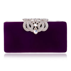 Luxury Vintage Rhinestone Women's Clutch Bag