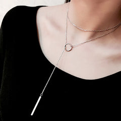 Minimalist Vintage Style Pendant Necklace