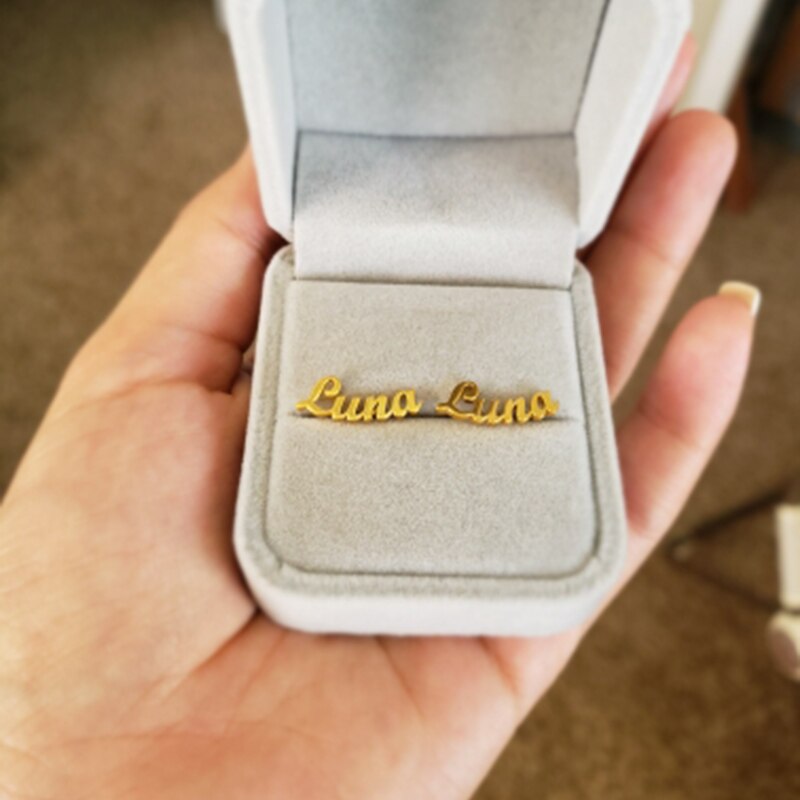 Personalized Name Earrings For Women
