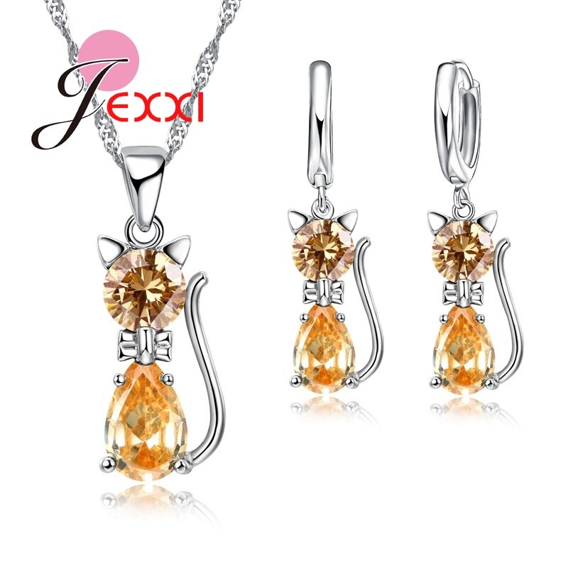 Genuine 925 Sterling Silver Woman's Jewellery Set