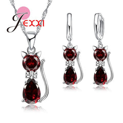 Genuine 925 Sterling Silver Woman's Jewellery Set