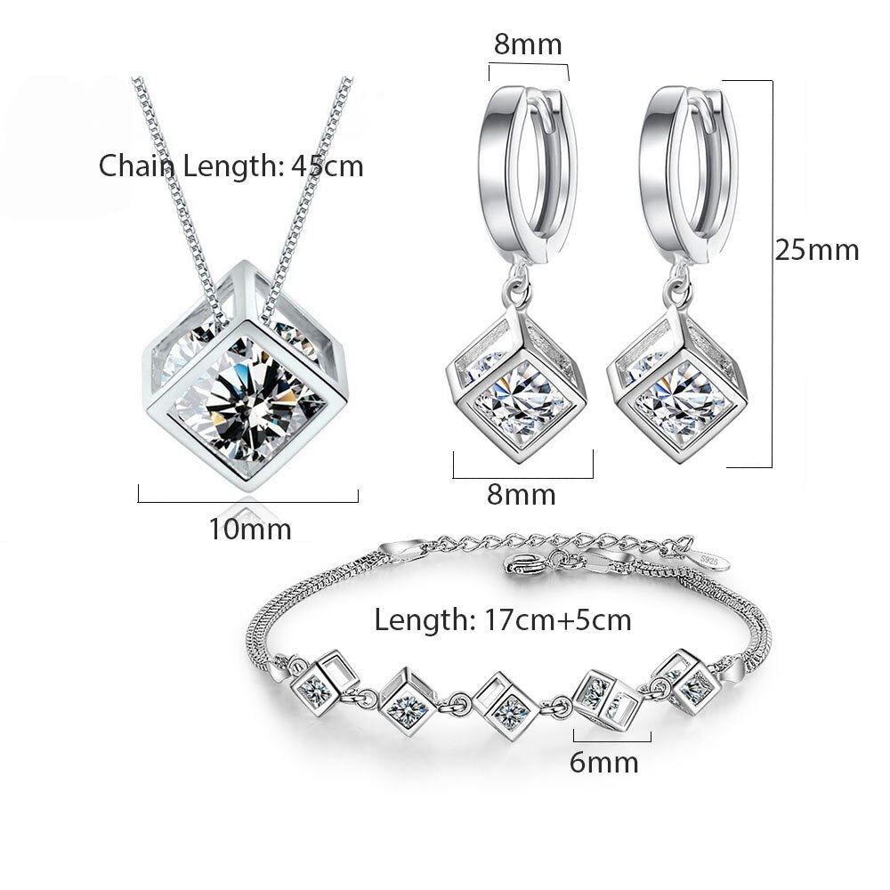 925 Sterling Silver Jewelry Sets