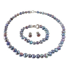 Women's Baroque Pearl Jewelry Set