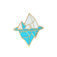 Iceberg Shaped Unisex Brooch