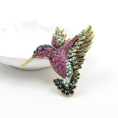 Women's Lovely Hummingbird Brooch