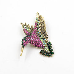 Women's Lovely Hummingbird Brooch
