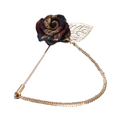 Women's Boho Rose Shaped Brooch