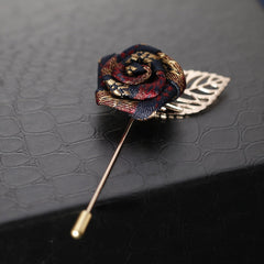 Women's Boho Rose Shaped Brooch