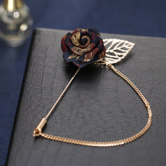 Women's Boho Rose Shaped Brooch