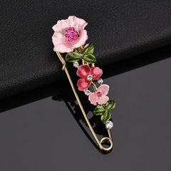 Women's Vintage Floral Pin