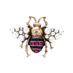 Women's Brooch in Shape of Bee