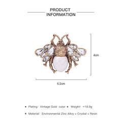 Women's Brooch in Shape of Bee