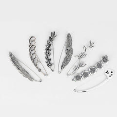 Women's Bohemian Silver Brooch