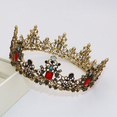 Baroque Crystal Tiara for Women