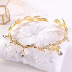 Women's Crystal Charm Wedding Headband