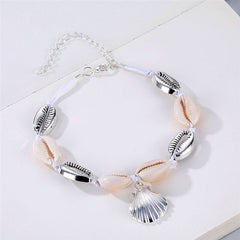 Boho Style Shell Conch Rope Anklet for Women