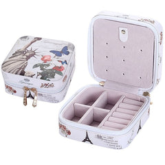 PU Leather Fashion Casket Mini Jewelry Storage Box