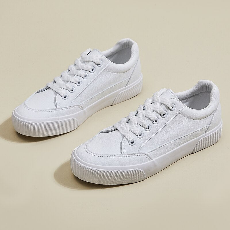 Women's Fashion Casual Plain Coloured Sneakers