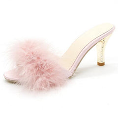 Women's Fluffy Summer High Heels