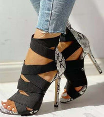 Gladiator Styled High Heels