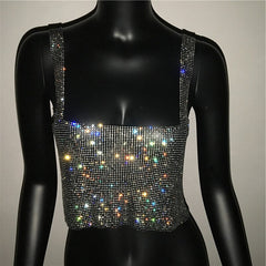 Women's Sequined Short Top
