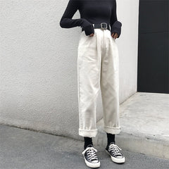 Women's Loose High Waisted Thin Pants