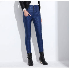 Fashion Winter Warm High-Waisted Women's Pants