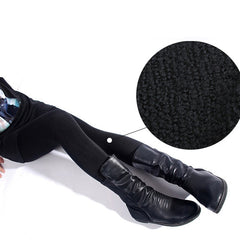 Warm High Waist Elastic Skinny Leggings