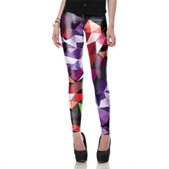 Women's Bubbles Printed Spandex Leggings