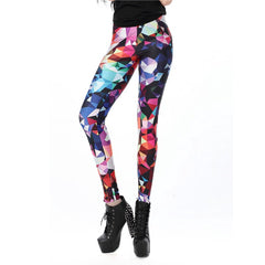 Women's Bubbles Printed Spandex Leggings