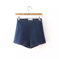Fashion Summer Casual High-Waisted Denim Women's Shorts