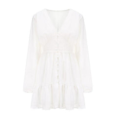 Women's Deep-V Mini Dress