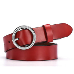 PU Leather Classic Length with Round Shaped Buckle