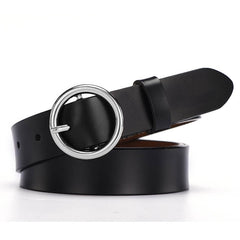 PU Leather Classic Length with Round Shaped Buckle
