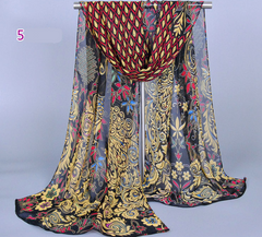 Women's Colorful Acrylic Scarf
