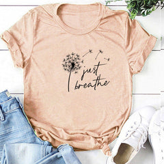 Breathable Crew Neck T-Shirt for Women
