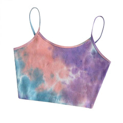 Women's Tiedye Textured Tank Top