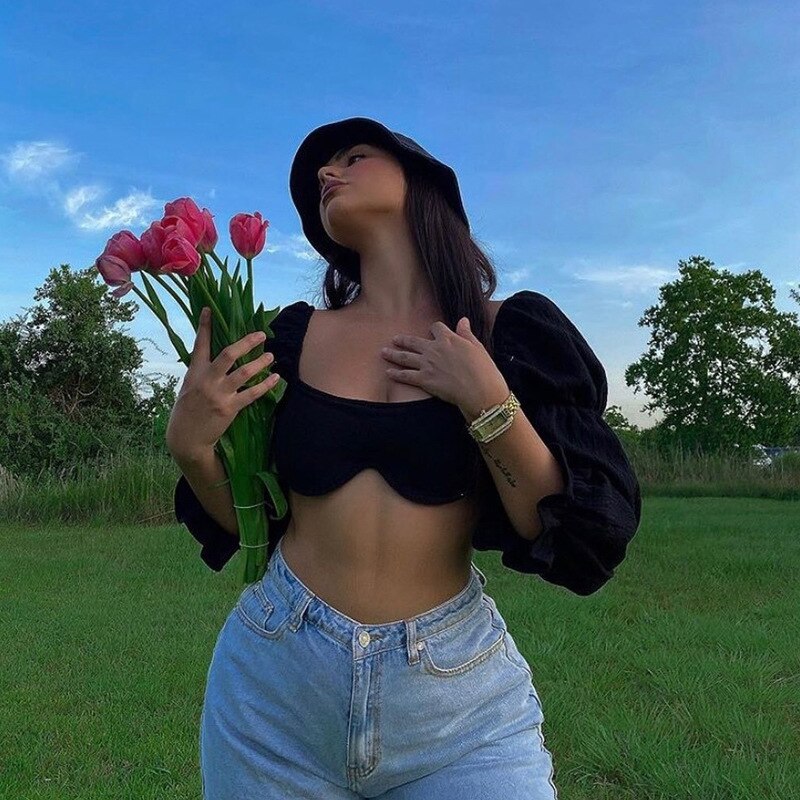 Backless Summer Crop Top for Women