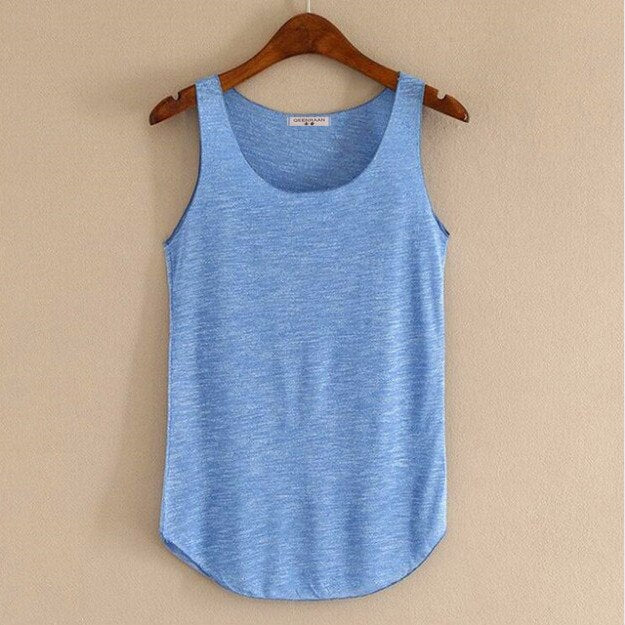 Fashion Summer Breathable Cotton Women's Tank Top