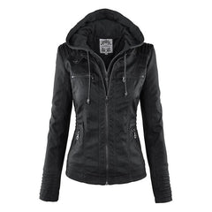 Women's PU Leather Jacket