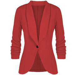 One-Buttoned Suit Jacket for Women