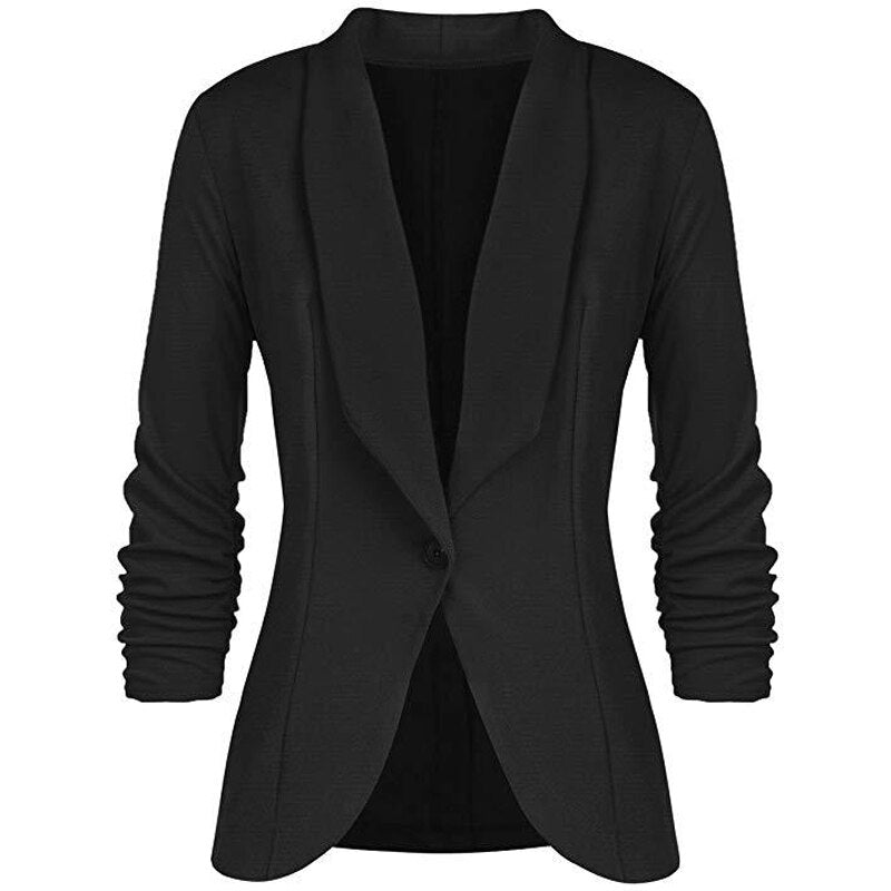 One-Buttoned Suit Jacket for Women