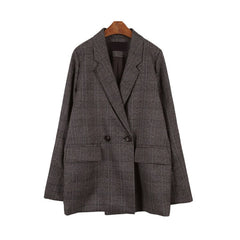 Women's Plaid Blazer